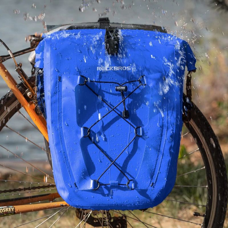 Rockbros 30140022004 Waterproof Bicycle Bag 25-32L - Blue