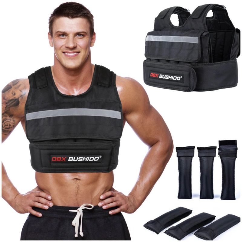 DBX Bushido Weighted Training Vest 12 Inserts (Empty) vests
