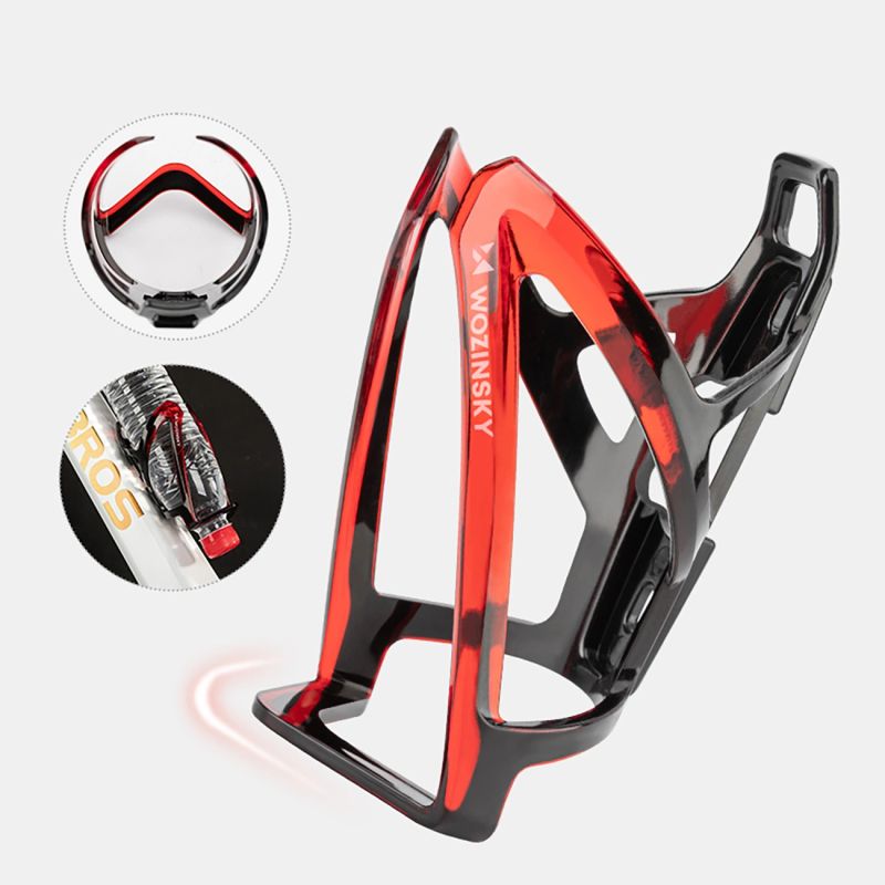 Wozinsky WUR-01BR Bike Bottle Holder Basket - Black and Red czarny || czerwony kulacs -198894