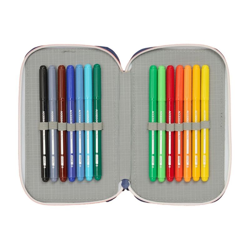 Sportmania FC Barcelona pencil case with equipment double filled pencil case 29 pcs 412526854 Kiegészítő