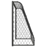 Virtufit Premium Football Goal - Heavy Duty - 240x160x85 védőfelszerelés