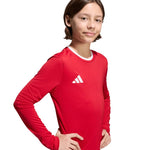 Adidas Entrada 26 Long Sleeve Jersey Kids’ Red piros gyerek póló KF5878