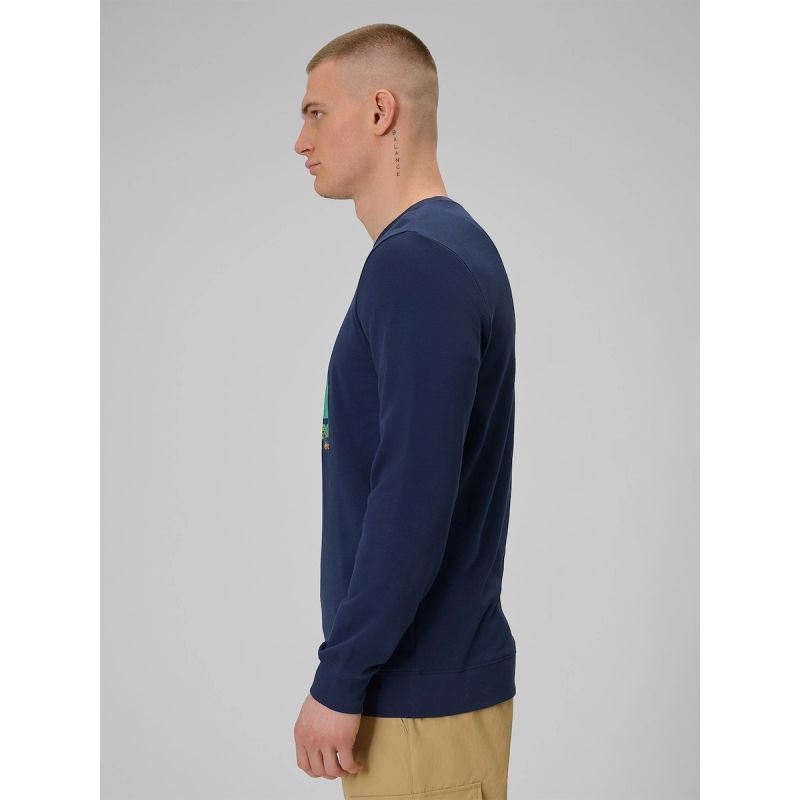 Longsleeve with print for men 4F 4FRAW25TLONM618-31S hosszú ujjú póló
