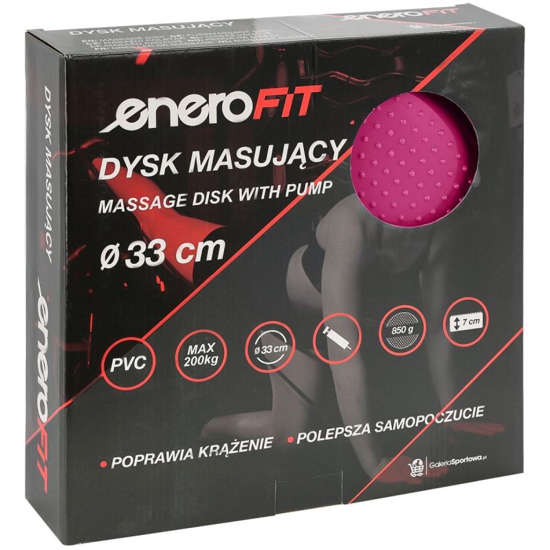 Sensormotor Disc Pillow With Pump 33 Cm Pink Enero Fit