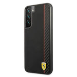 Ferrari FESAXHCS22MBK S22+ S906 /black hardcase On Track Carbon Stripe fekete phones and accessories