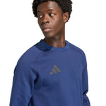 Men's adidas Tiro 26 Travel Crew sweatshirt navy blue KD1145