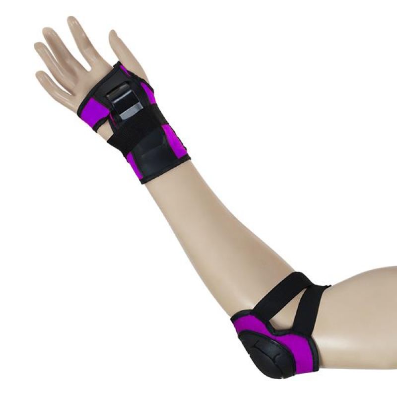 Nils Extreme protectors set PURPLE size M H110 lila védőfelszerelés