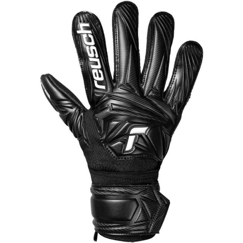 Reusch Attrakt Resist Junior Gloves 56 72 615 fekete kapuskesztyű