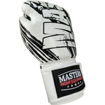 MASTERS FIGHT EQUIPMENT RPU-STYLE boxing gloves white fehér kesztyű 013110-05