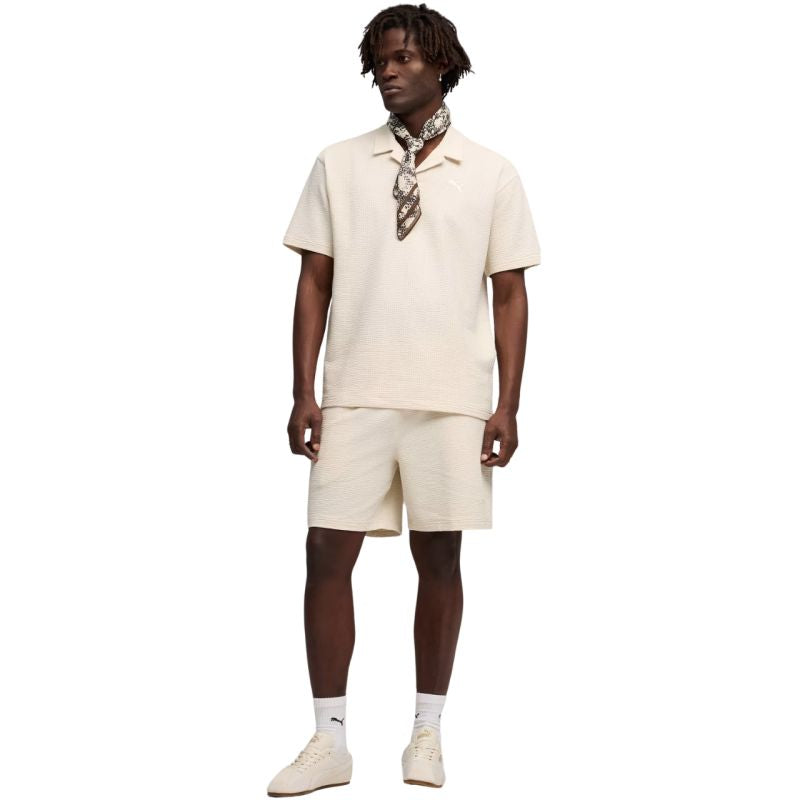 Puma ESS Elevated Material Men's Beige 692057 bézs rövidnadrág 69205787