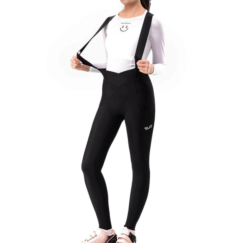 Rockbros TVI Women's Cycling Bib with Pad Size - Black fekete nadrág 15310005003-211711