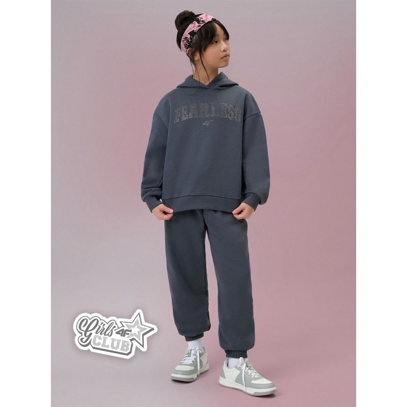 Girls' jogger sweatpants 4F