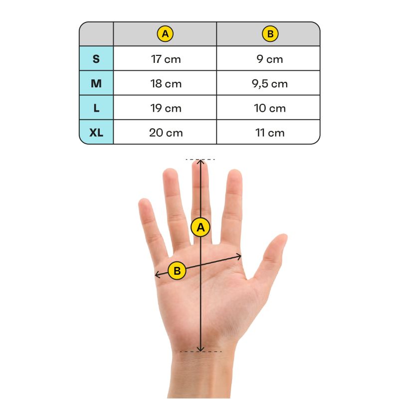 Meteor Alpora S winter gloves black uniw kesztyű