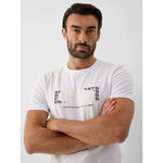 4F Men's slim T-shirt with print férfi póló 4FRAW26TTSHM4666-10S