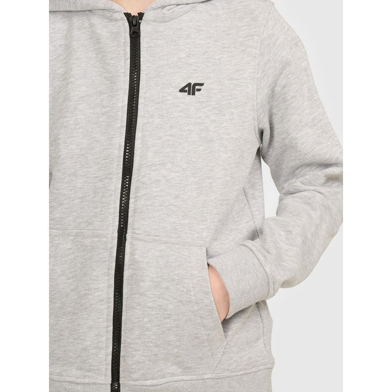 4F Boy's zip-up hoodie gyerek kapucnis pulóver 4FJWMM00TSWSM2754-27M
