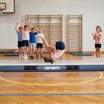 Enero Air Truck Gymnastic Mattress Mat Acrobatic Path Electric Pump Gray szürke for school, mattresses, pumps, training equipment