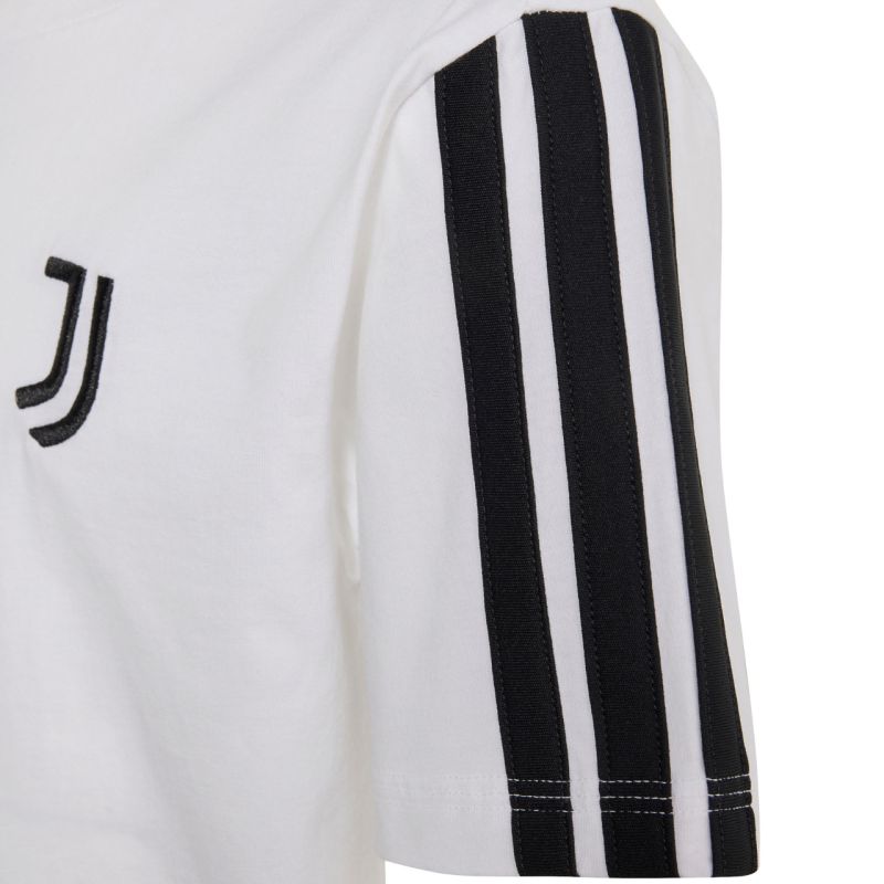 Adidas Juventus Turin kids' T-shirt white and fekete póló