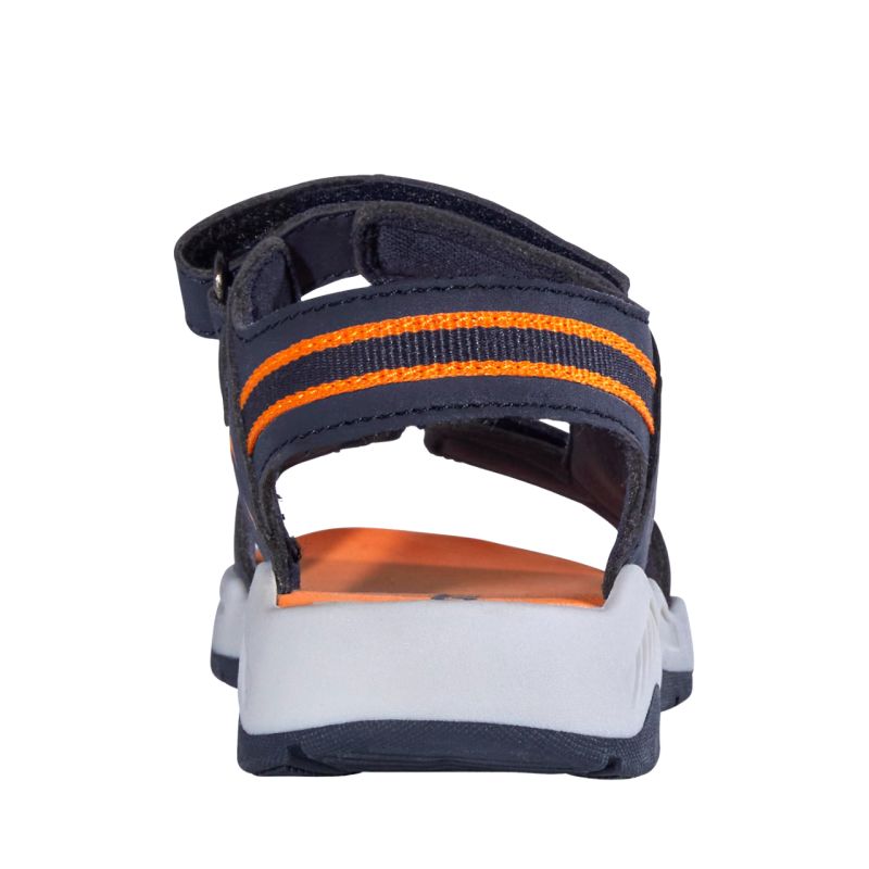 Lotto Estaca children's sandals navy blue and orange 2601480