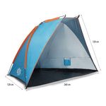 NILS CAMP NC8030 XXL blue beach tent kék hátizsák