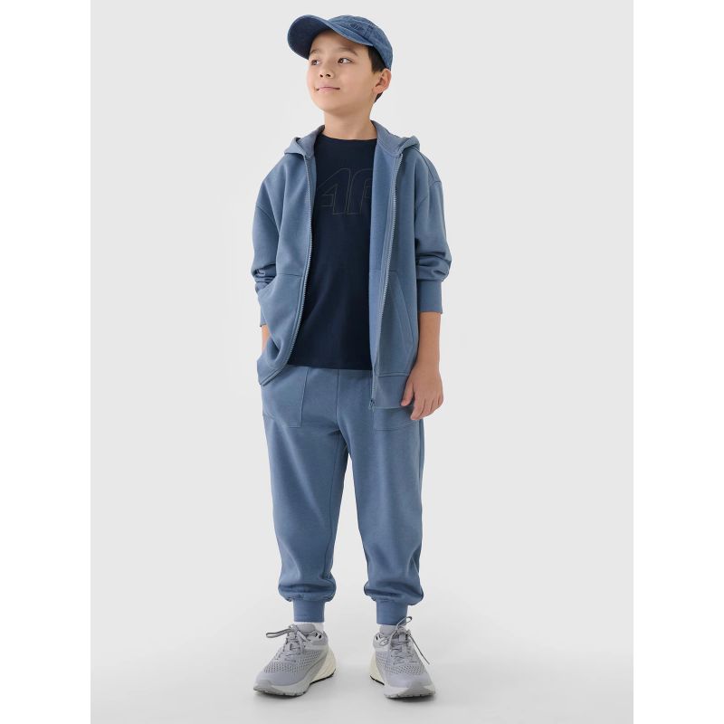 4f Boy's zip-up sweatshirt with hood 4FJRSS25TSWSM2042-32S General