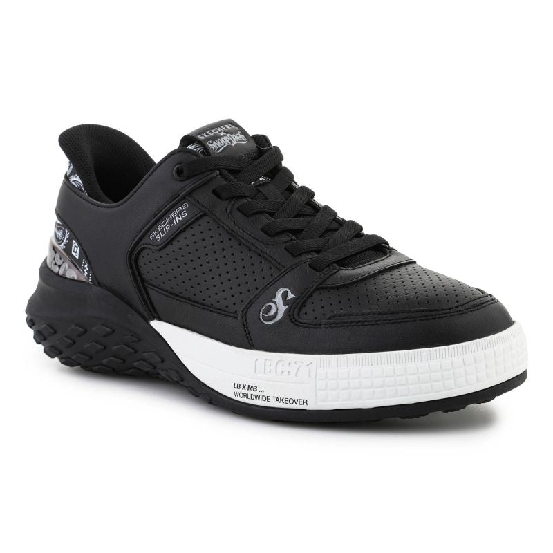 Skechers Slip-ins: Sizzle - Snoop Sizzle Toke 251170-BLK Black fekete utcai cipő