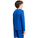 Adidas Entrada 26 Long Sleeve Jersey Kids' Shirt, kék gyerek póló KF5886