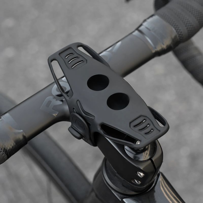 Rockbros Silicone Bike Phone Holder 4-7" - Black fekete telefontartó 304004-211839