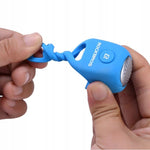 Rockbros electronic bicycle bell - blue