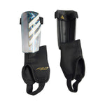 Adidas F50 Match Kids' Soccer Gray and fekete shin guards