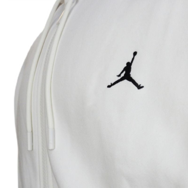 AIR Jordan Brooklyn Fleece Jumpman Full-Zip Hoodie White - fehér pulóver
