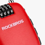 Rockbros 32420981001 bicycle lock with retractable cable - red piros kiegészítő 304004-163810
