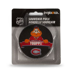 Inny Inglasco NHL Mascot Hockey Puck 510AN001901 Edzőfelszerelés fekete