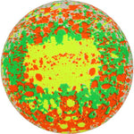 Enero Rubber 20cm 9246B zöld labda