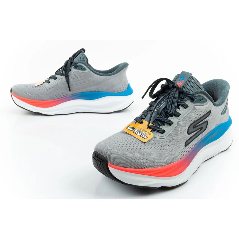 Skechers men's sports sneakers Max Run SLIP-INS szürke futócipő