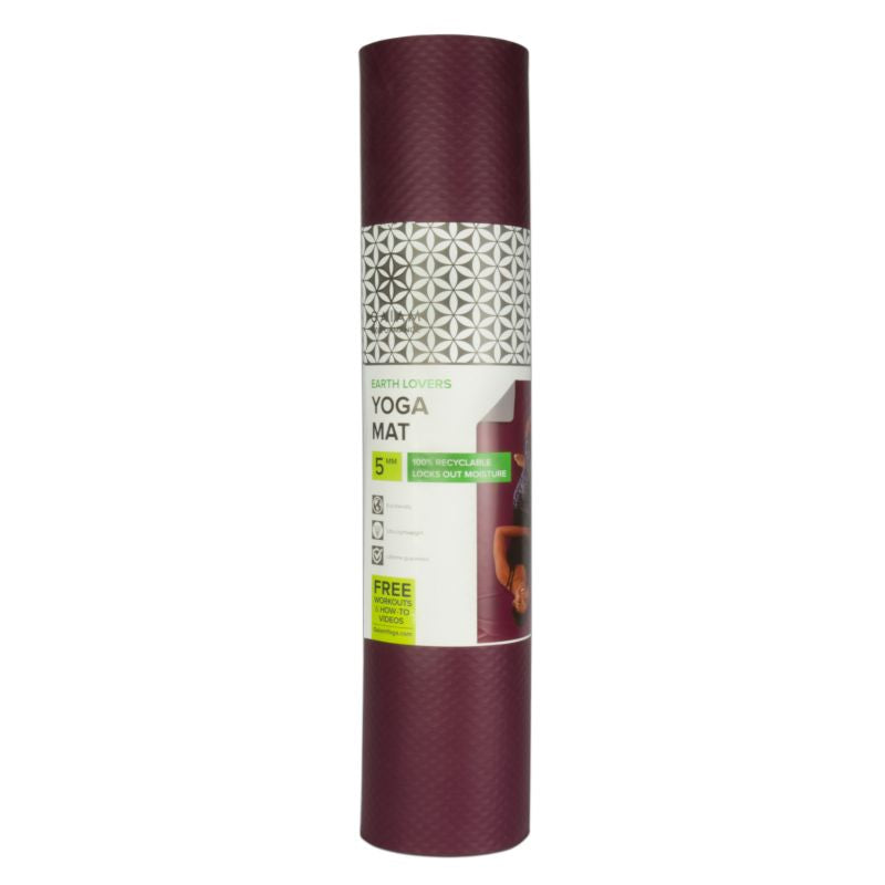 Gaiam Earth Lovers Double-Sided Yoga Mat 5 MM 62254 Edzőfelszerelés