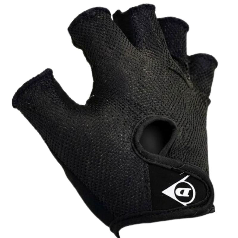 Dunlop Black Senior Cycling Gloves Rl fekete kesztyű GSP-1042367