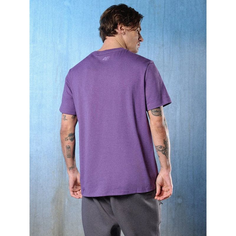 4F Men's regular printed T-shirt póló 4FRSS26TTSHM3659-50S