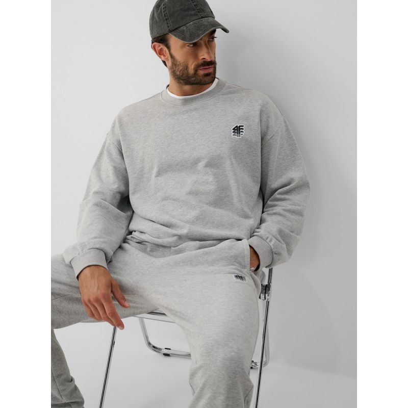 4F Men’s Sweatshirt pulóver 4FRAW26TSWSM3303-27M
