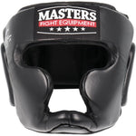 MASTERS FIGHT EQUIPMENT KSS-4B1-BOX leather sparring boxing helmet védőfelszerelés 0229-B01M