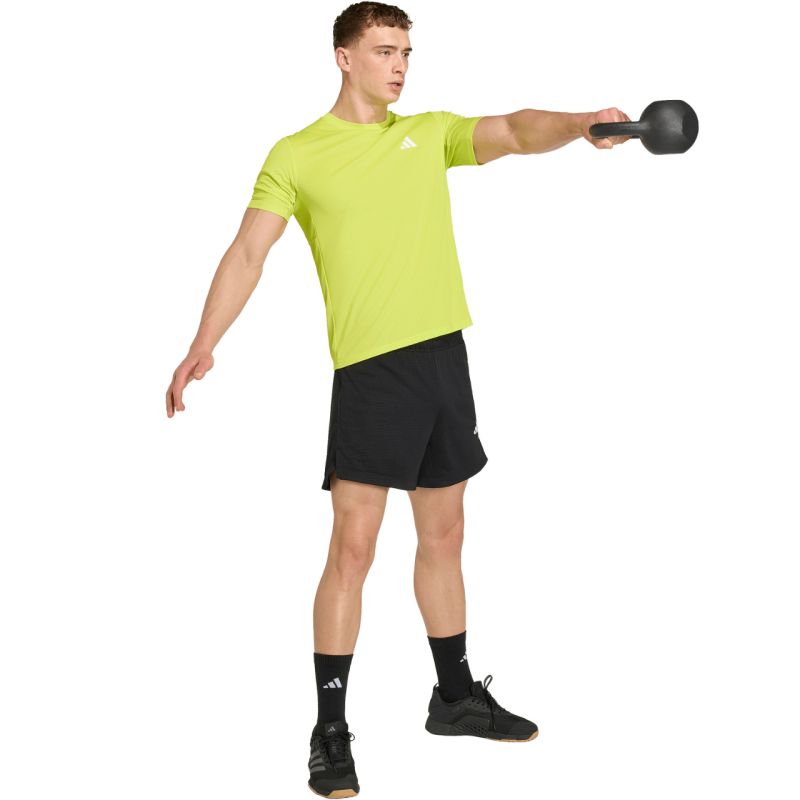 Adidas Men's Workout Essentials Base T-shirt lime zöld póló