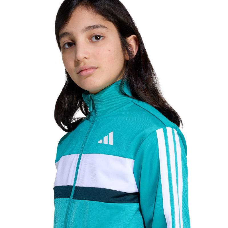 adidas Seasonal Essentials Tiberio 3-Stripes Tricot Jr Tracksuit JN2245 Edzőruha