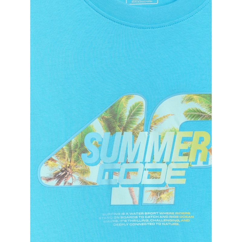 4F Men's regular printed T-shirt póló 4FRSS26TTSHM4305-33S