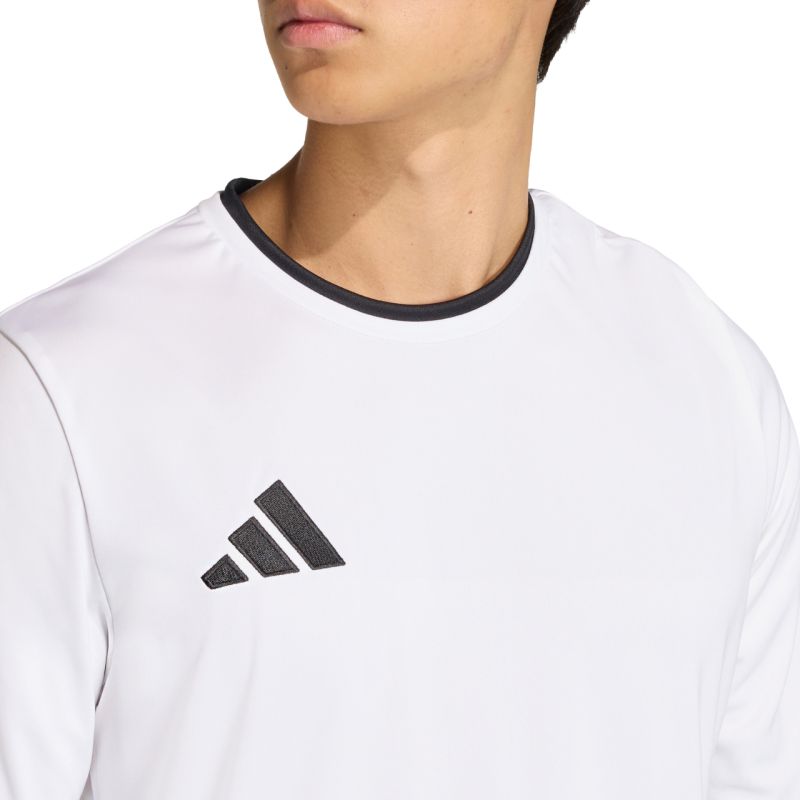 Adidas Men's Entrada 26 Long Sleeve Jersey, white, fehér férfi póló KF5854