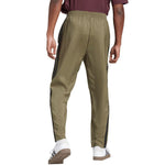 Men's adidas Essentials 3-Stripes Stanford Open Hem JE6401 oliva nadrág