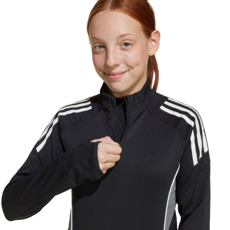 Adidas Tiro 25 Competition Training Top kids’ black fekete gyerek pulóver IW0453