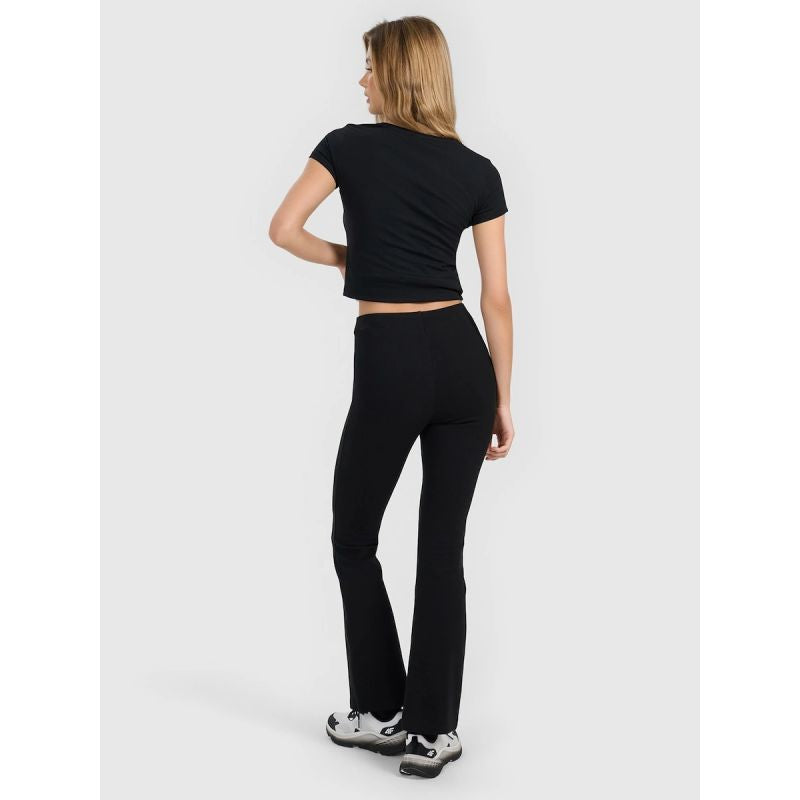 4F Women's knit with flared legs leggings 4FRAW25TTIGF320-20S