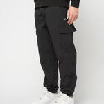 Lacoste Men's Woven Cargo Joggers Black - fekete nadrág
