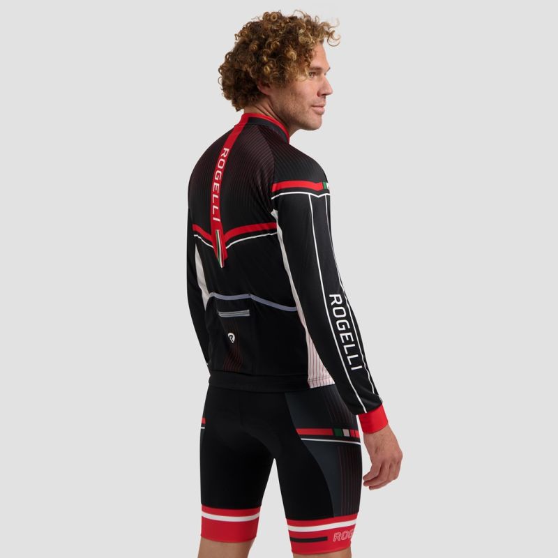 Rogelli GARA MOSTRO II long-sleeved shirt red 6XL