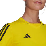 Women's adidas Tiro 23 League Jersey Yellow HR4614 2xs póló
