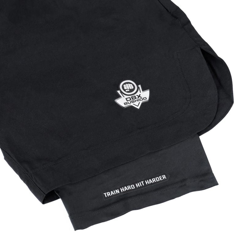 DBX Bushido Black MMA with Leggings fekete short